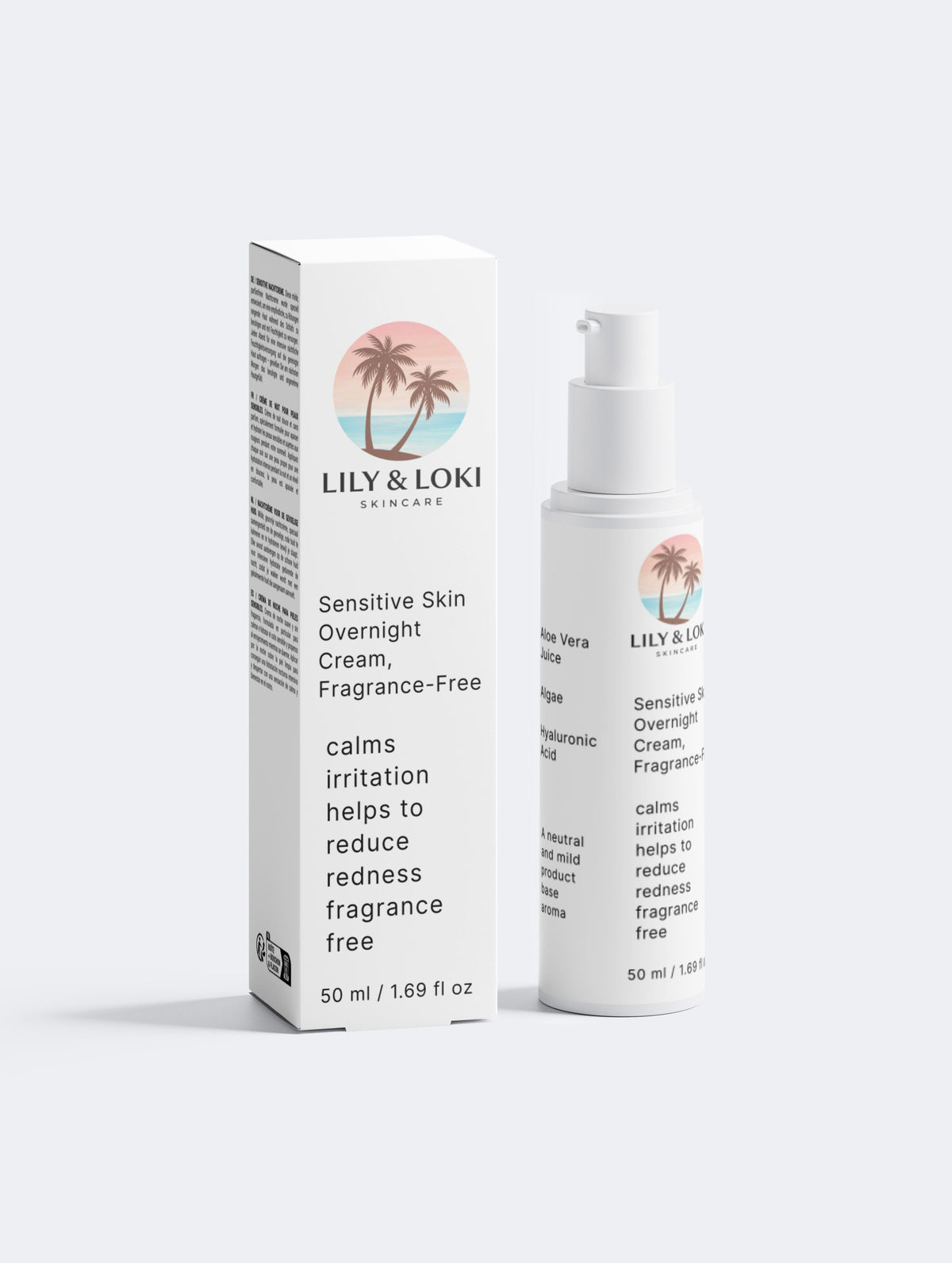 Sensitive Skin Overnight Cream, Fragrance-Free