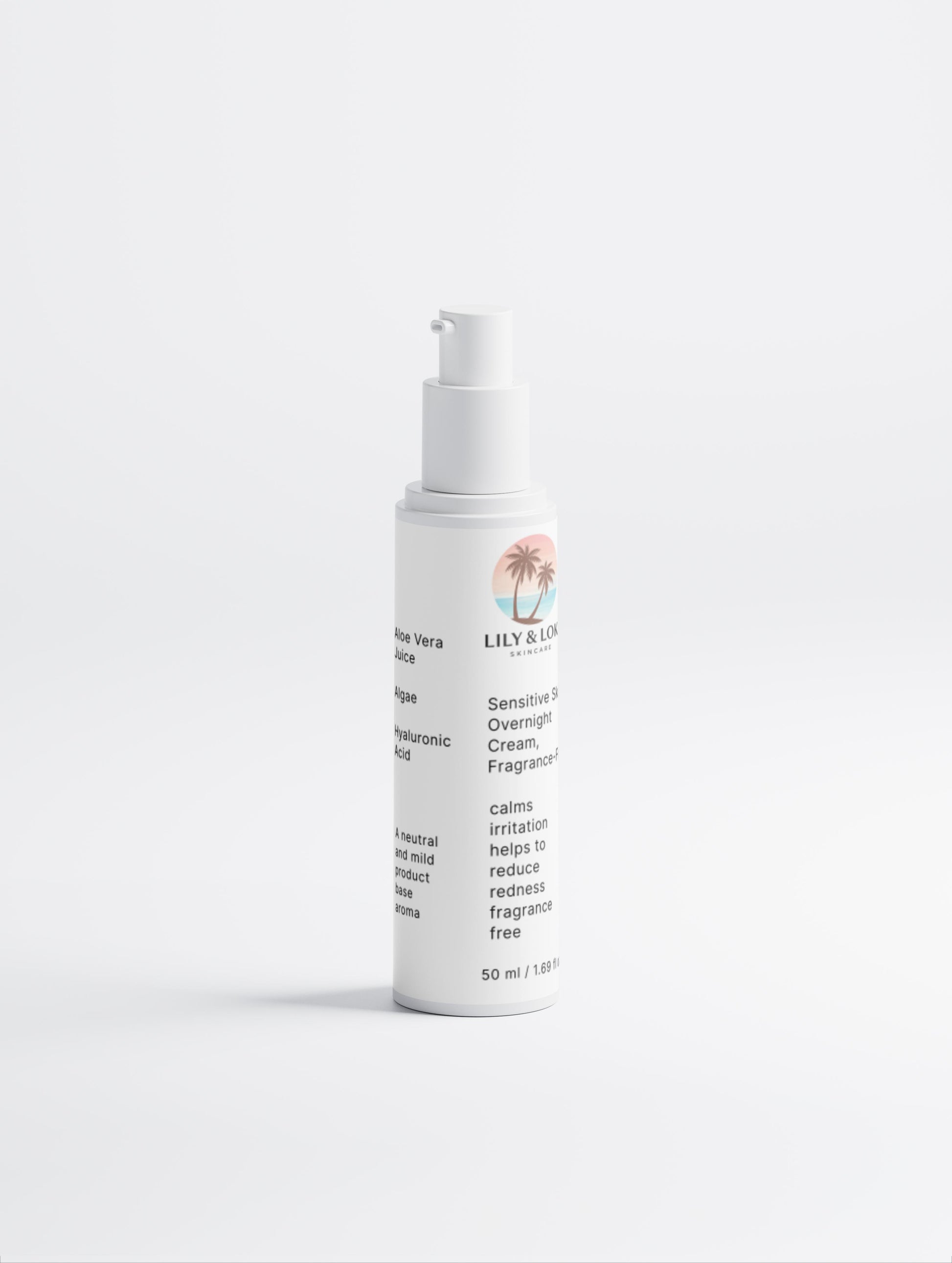 Sensitive Skin Overnight Cream, Fragrance-Free